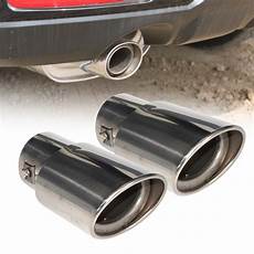 Subaru Muffler by 2pc 63mm Chrome Exhaust Muffler Tip Pipe For Subaru Subaru Muffler