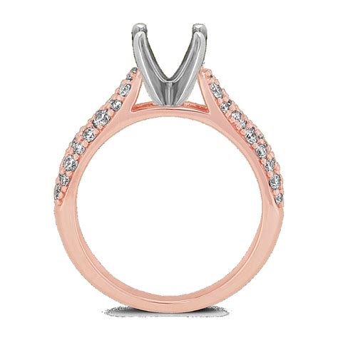 Adagio Diamond Engagement Ring in 14k Rose Gold | Shane Co.