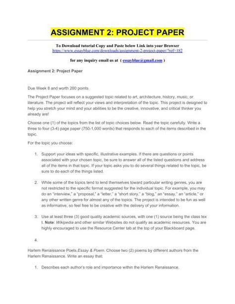 Image result for Project Assignment Paper