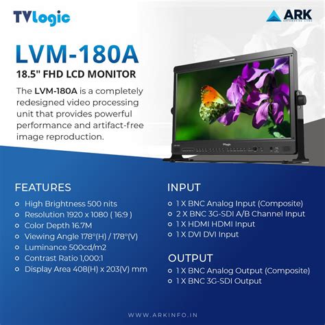 TV Logic LVM 180A LCD Monitor