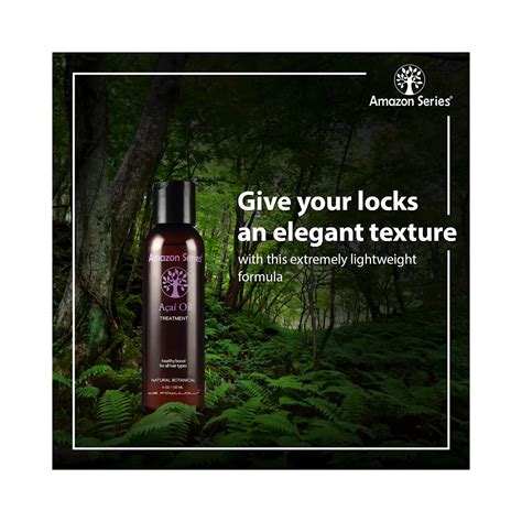 Amazon Series Acai Oil Treatment -120ml | Anti-Frizz | Omega 6-9 | Sul ...