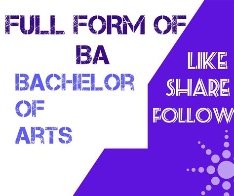 Image result for BA Programme Full Form