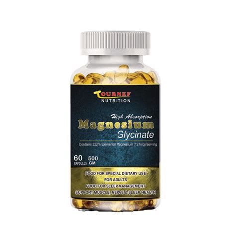 Magnesium Glycinate Capsules Tournef Pharmaceuticals Pvt. Ltd.