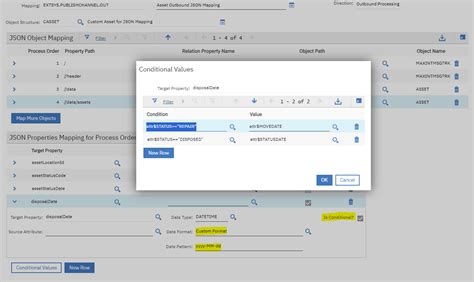 Image result for Updating JSON Data in JSON Mapping in Maximo
