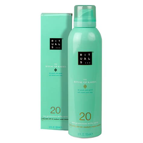 Rituals Karma Protecting Sun Milk Spray SPF 20 – medium 200ml ...