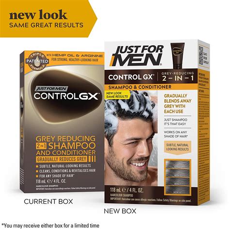 Buy Just For Men Control GX Grey Reducing 2 in 1 Shampoo and ...