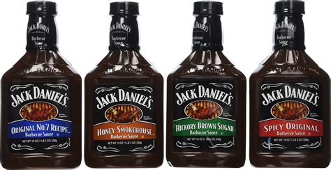 Amazon.com : Jack Daniel's Barbecue Sauce, Honey Smokehouse, 19 Ounce ...