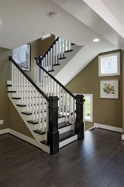 Classic Black and White Stairs
