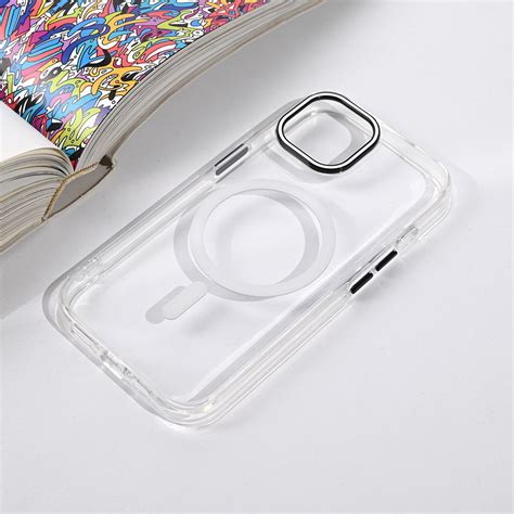 Maska(futrola) Magsafe Color Pop za iPhone 15 6.1 bela - Mob-Shop