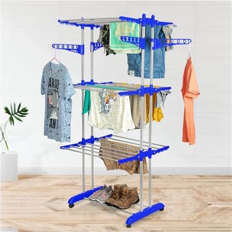 Synergy - Heavy Duty Stainless Steel Double Pole Foldable Cloth Dryer ...
