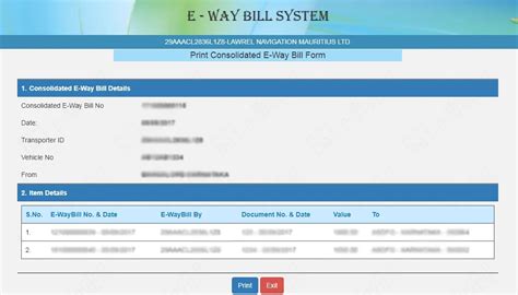 Generate Consolidated E-Way Bills Seamlessly with Busy