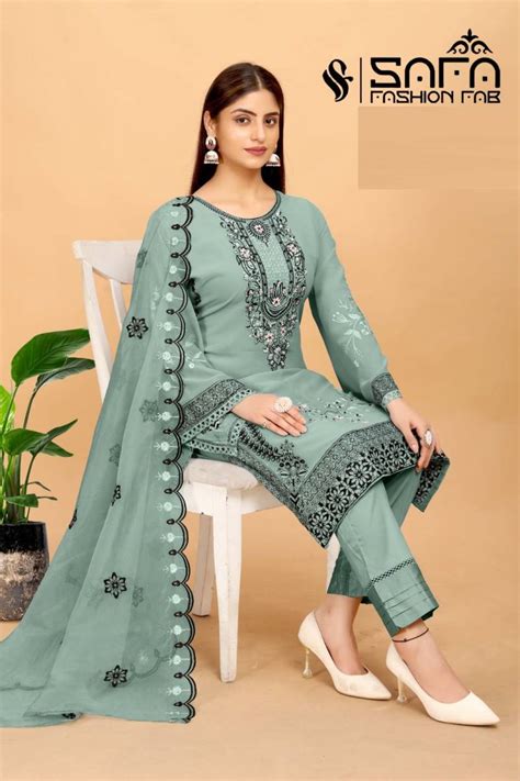 Safa Fashion Fab 1289 Pakistani Ready Made Salwar Suits