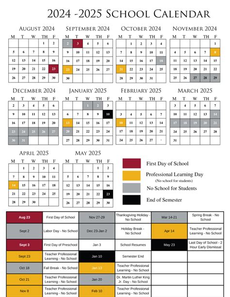 2024 2025 District Calendar - Ankeny High School