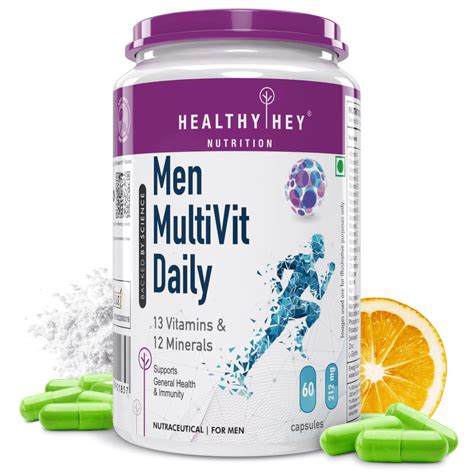 MultiVitamin for Men, Supports Genreal Health & Immunity -Multi-Vit Da ...
