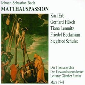 Buy Bach;Matthew Passion 1941 Online at Low Prices in India | Amazon ...