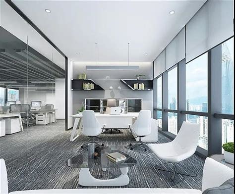 8万元办公空间153平米装修案例_效果图 - 工业风办公室 - 设计本
