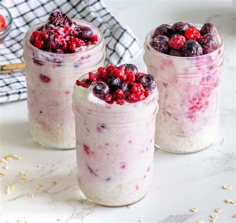 Overnight Oats Recipe with Frozen Fruit | U.S. Dairy