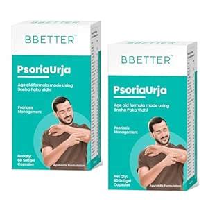 Buy BBETTER PsoriaUrja - Lab Tested Ayurvedic Medicine for Skin Health ...