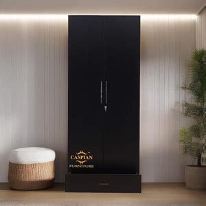 CASPIAN Wooden Almirah for Clothes and Stacking space -Home Furniture ...