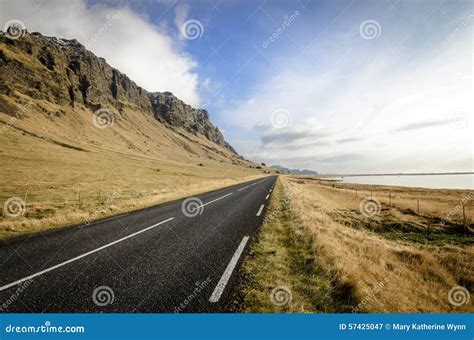 Iceland ring road stock image. Image of southwest, mountain - 57425047