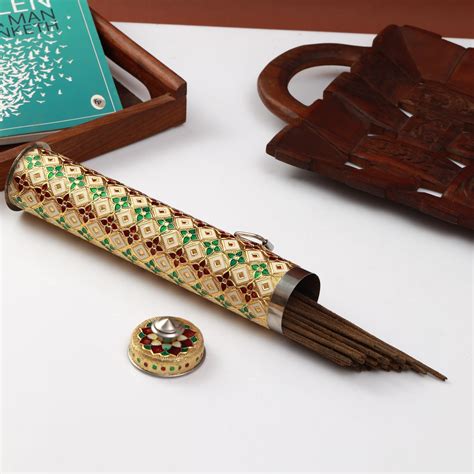 Pooja Ghar Agarbatti Case Steel Incense Holder/Storage Box Agarbatti ...