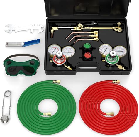 TOOLIOM Oxygen & Acetylene Torch Kit, Gas Cutting Welding Torch Set ...