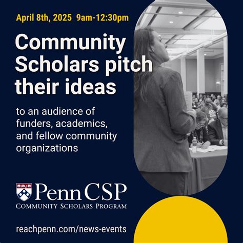 The Intersection of Community, Academia, and Grantmaking (2025) | Penn ...