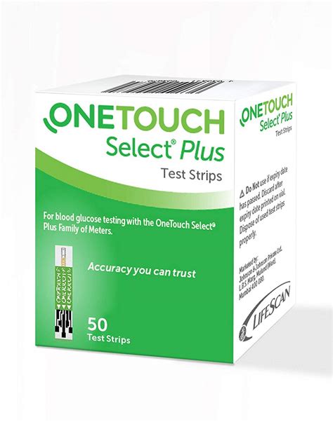 Buy One Touch Select Plus Test Strips, 50 Count - Without one Touch ...