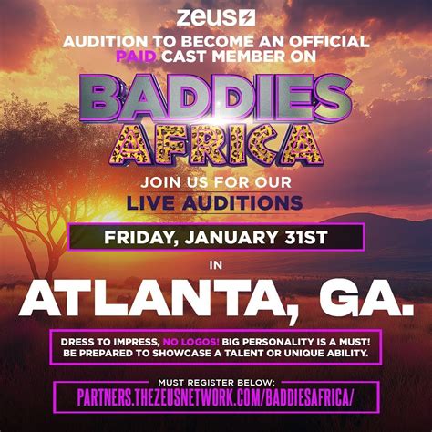 Natalie Nunn | Baddies Africa season 7 auditions January 31 in Atlanta ...