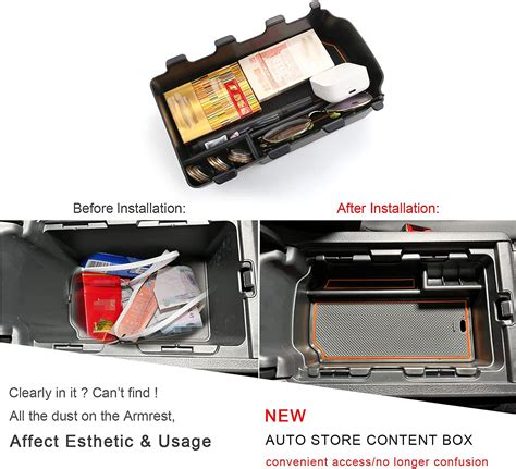 Buy R RUIYA Center Console Organizer Tray for 2022 Civic Armrest Box ...