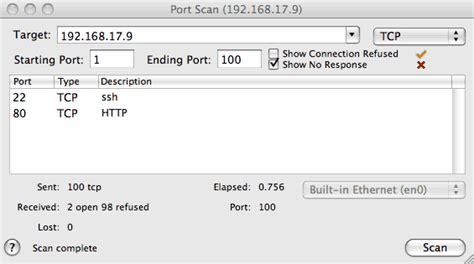 PortScan - скачать бесплатно PortScan 1.91