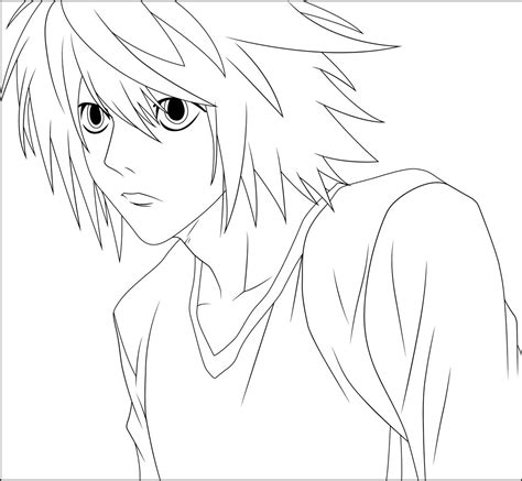 Image result for Death Note Line Art