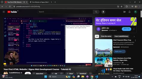 Image result for Code with Harry Web Development Tutorials 16