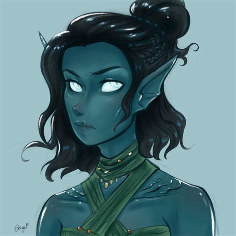 Iridansa Leriantol- sea elf monk dnd | Character development ...