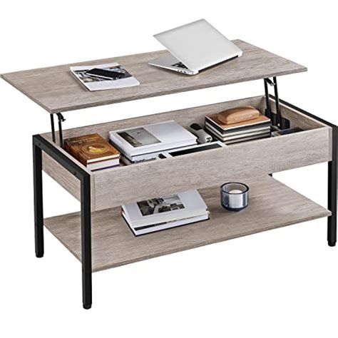Buy Yaheetech Lift Top 41 in Coffee Table with Hidden Storage ...
