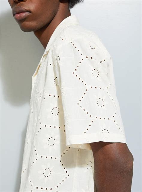 Buy URB_N Men Schiffli Boxy Fit Shirt Online at just Rs. 1199.0 ...