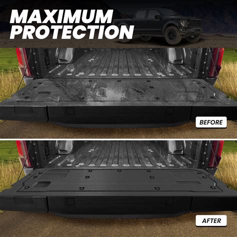 Husky Floor Mats TPE Tailgate Mat Liner For Ford F-150 2021-2025 ...