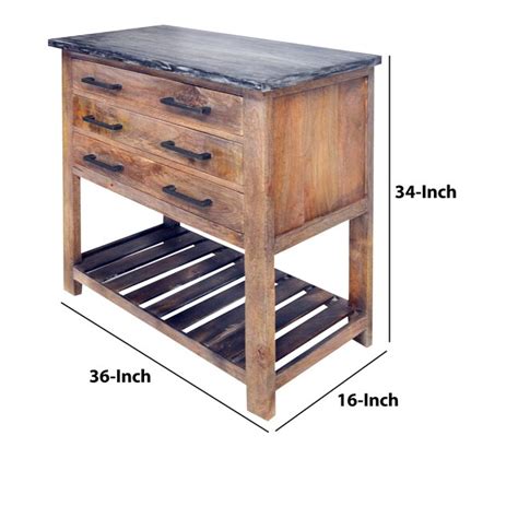 Benzara Brown and Gray Wood End Table with Storage in the End Tables ...