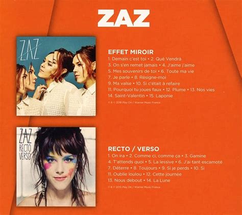 Zaz - Coffret 2CD: Effet Miroir & Recto Verso (2CD box) на CD audio за ...