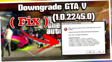 Image result for Script Hook V Error Unknown Game Version