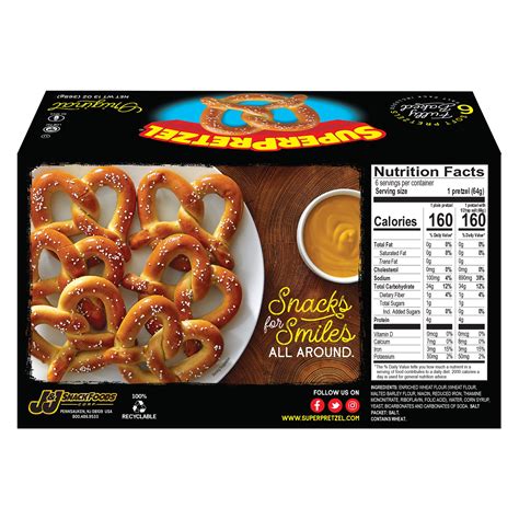 Pretzel Nutrition Facts Salted | Besto Blog