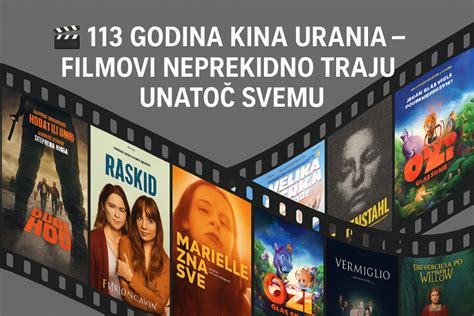 Kino Urania - Nedjelja, 14. rujna 2025. - Osijek.in