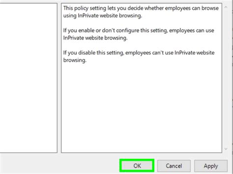 Image result for To Turn Off InPrivate Browsing