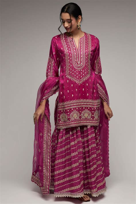 Rati with Jamdani Sharara Set