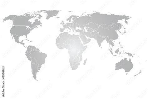 World Map Grey Vector 的图像结果
