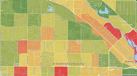 Image result for Boise Bench Map