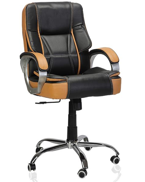 Green Soul Vienna Mid-Back Leatherette Executive Office Ergonomic Chair ...