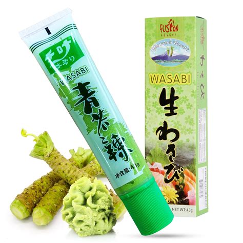 Fusion Select Real Wasabi in Tube 43g, Spicy Japanese Condiment for ...