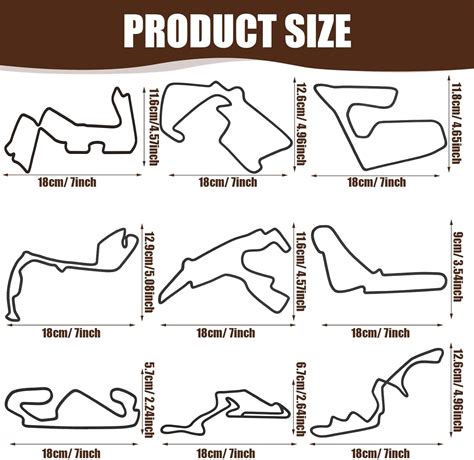 Maitys 9 Pieces Car Race Track Wall Decor Art Wooden India | Ubuy