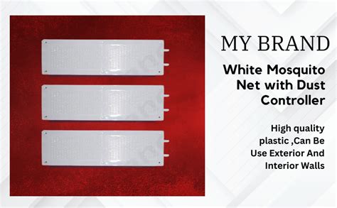 Myy Brand Home Wall Air Hole Ventilation Closer White Mosquito Net with ...